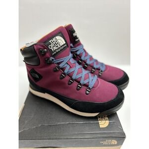 New The North Face Mens Size 9 Back To Berkeley IV Textile Trail Burgundy Boots